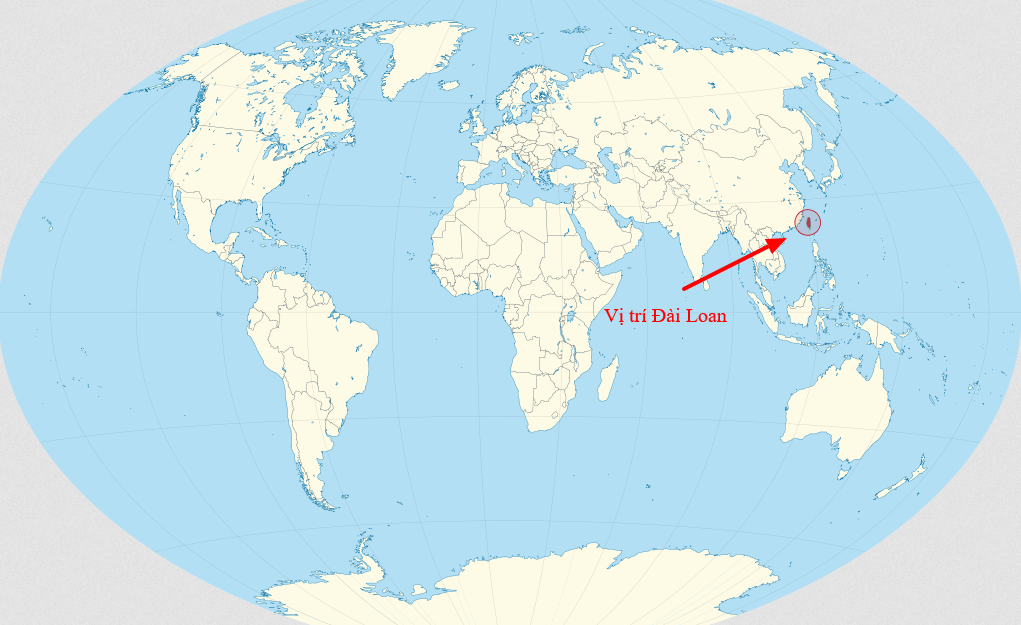 bản đồ Đài Loan